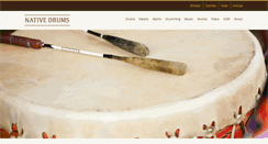 Desktop Screenshot of native-drums.ca